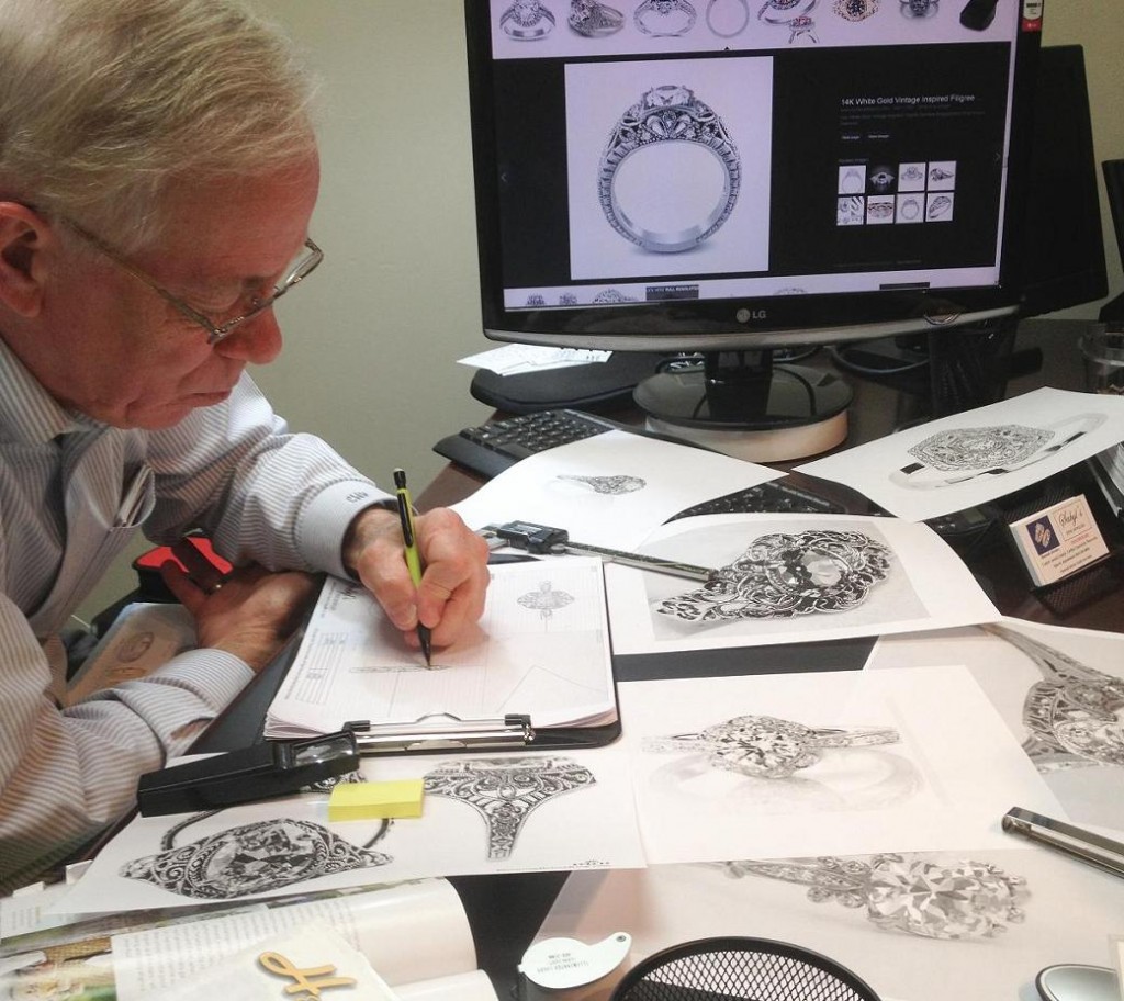 Custom Jewelry Design Engagement Rings Greenville SC, Diamond