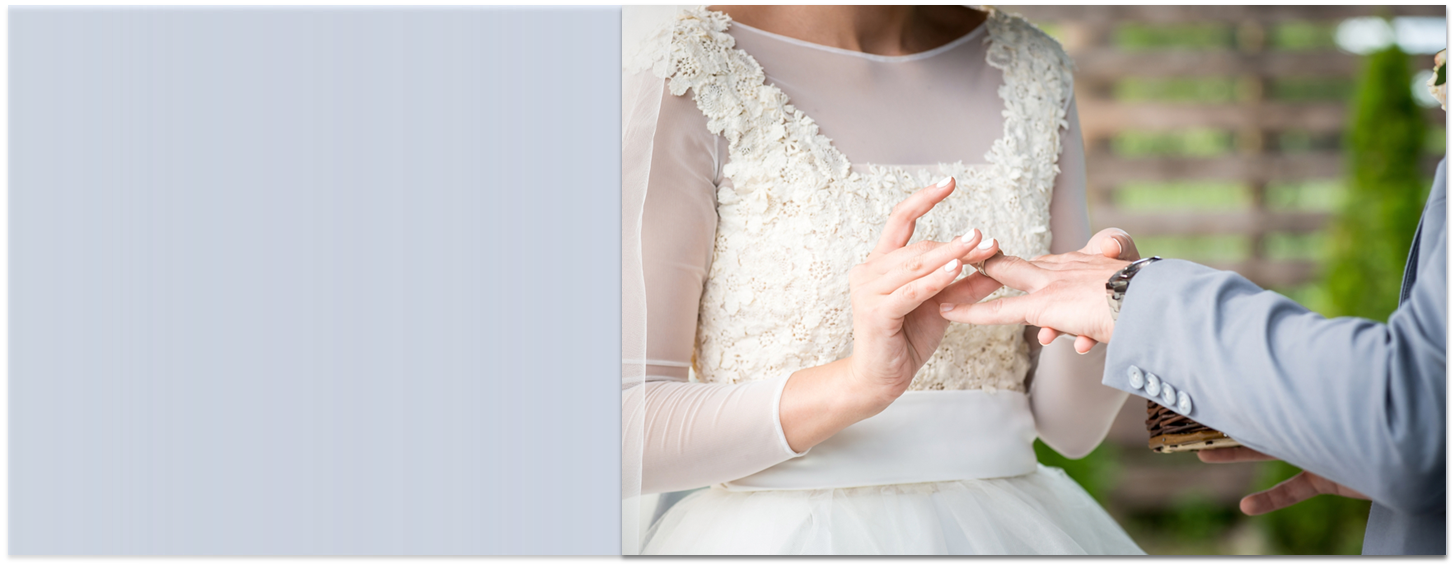 Bride Giving Groom His Wedding Band Engagement Rings Greenville SC