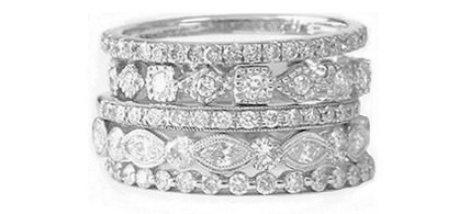 Elegant diamond wedding bands in timeless designs—created to celebrate your love story.